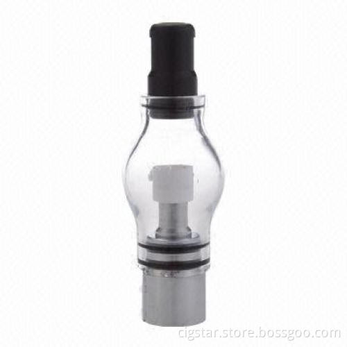 E-solid glass globe vaporizer